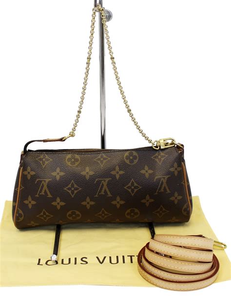 louis vuitton eva clutch crossbody in monogram|louis vuitton small monogram bag.